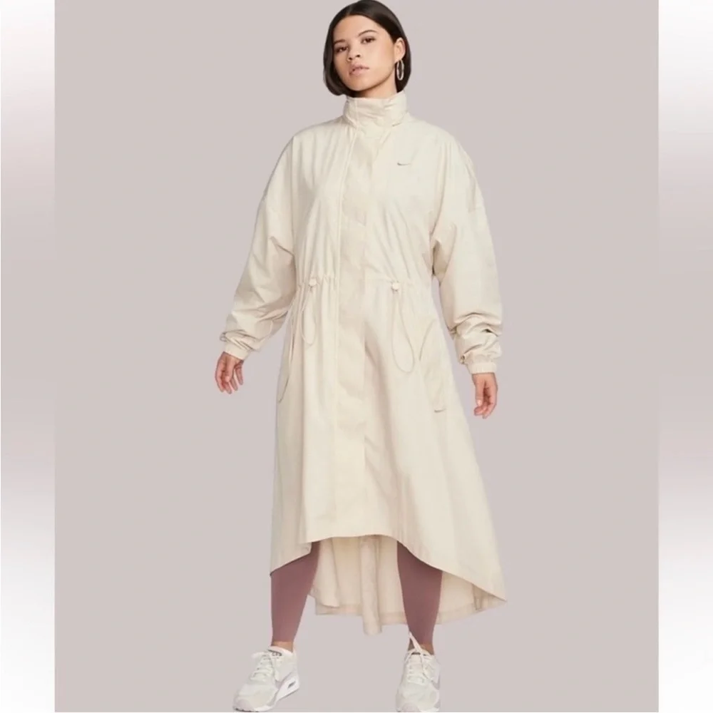 Nike Hooded Lightweight Trench Coat - Picture 8 of 12